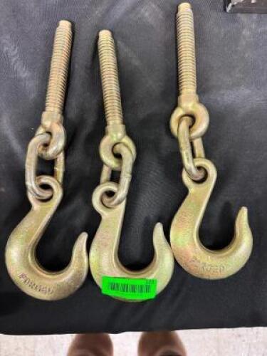 (3)- CLEVIS HOOKS