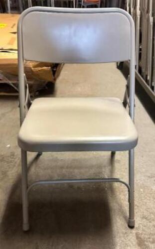 (33)- METAL FOLDING CHAIRS