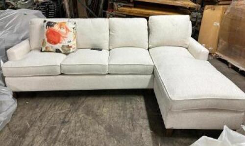 TWO PIECE SECTIONAL W/ CHAISE LOUNGE