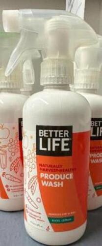 (7)- BOTTLES OF PRODUCE WASH
