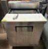TRUE 27" SINGLE DOOR SANDWICH PREP COOLER.