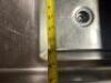 102" THREE WELL STAINLESS POT SINK W/ LEFT AND RIGHT DRY BOARDS. - 5