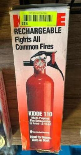 KIDDIE 110 FIRE EXTINGUISHER,.
