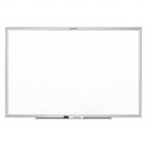 DESCRIPTION: (1) DRY ERASE BOARD, WALL MOUNTED BRAND/MODEL: QUARTET #48LW69 INFORMATION: WHITE BOARD WITH SILVER FRAME SIZE: 48" X 72" RETAIL$: $384.0