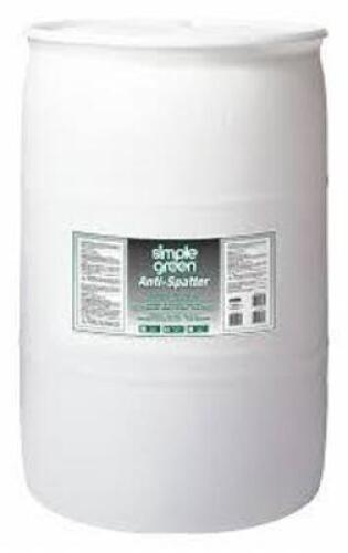 DESCRIPTION: (1) ANTISPATTER BRAND/MODEL: SIMPLE GREEN #56LF04 INFORMATION: WHITE DRUM SIZE: 55 GALLON RETAIL$: $1016.69 EA QTY: 1