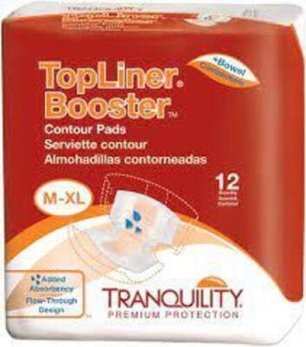 DESCRIPTION: (2) PACKS OF (12) CONTOUR PADS BRAND/MODEL: TRANQUILITY TOPLINER BOOSTER SIZE: M-XL RETAIL$: $15.11 EA QTY: 2