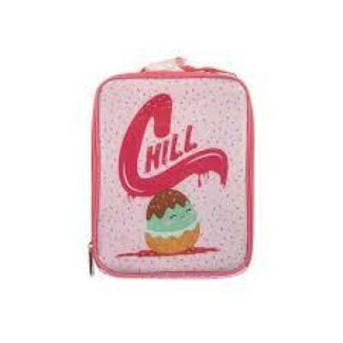 DESCRIPTION: (1) CHILL ICE CREAM LUNCH BOX BRAND/MODEL: KELLYTOY #LXY5DT2SQM INFORMATION: PINK RETAIL$: $9.98 EA QTY: 1