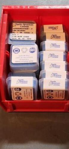 DESCRIPTION: (15) PVD COATED TURNING INSERTS BRAND/MODEL: NORTHAMERICAN TOOL DNGA432 80425MT SIZE: $111.84 PER INSERT QTY: 15