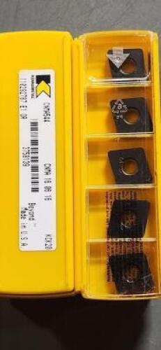 DESCRIPTION: (30) CNMA544 CARBIDE TURNING INSERTS BRAND/MODEL: KENNAMETAL CNMA16 06 16 KCK20 SIZE: $26.56 PER INSERT QTY: 30