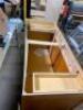 DESCRIPTION: (1) HAMPTON BAY BASE KITCHEN CABINET BRAND/MODEL: KSB60-MO INFORMATION: MEDIUM OAK/MINOR COSMETIC, MUST COME INTO INSPECT/2-DRAWER/2-OUTD - 4