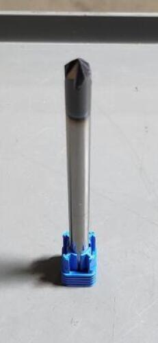 DESCRIPTION: (3) SOLID CARBIDE 90 DEG ANGLE CHAMFER MILL BRAND/MODEL: ITI 64-8880-C SIZE: .375" SD 6" OAL RETAIL$: $204.10 EA QTY: 3