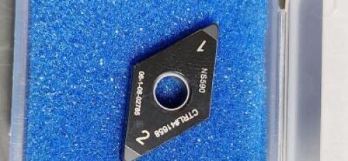 DESCRIPTION: (10) PVD COATED TURNING INSERTS BRAND/MODEL: NORTHAMERICAN TOOL DNGA432 80425MT RETAIL$: $111.84 PER INSERT QTY: 10