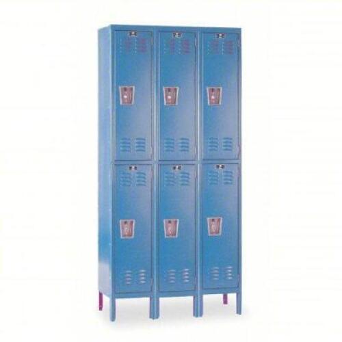 DESCRIPTION: (1) WARDROBE LOCKER BRAND/MODEL: HALLOWELL/4HB50 INFORMATION: PADLOCK HASP, SMALL DENT/BEND, SEE INSPECTION TO VERIFY CONTENTS SIZE: 36"