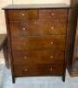 DESCRIPTION: 6-DRAWER DRESSER SIZE: 38"X17.5"X52" QTY: 1
