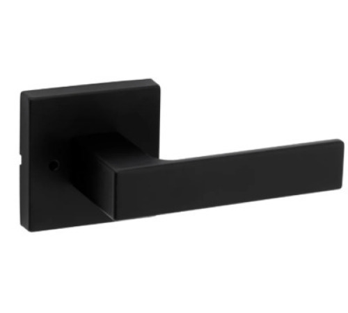 DESCRIPTION: (3) SINGAPORE PRIVACY DOOR LEVER SET IN MATTE BLACK BRAND/MODEL: KWIKSET RETAIL$: $38.47 EACH QTY: 3