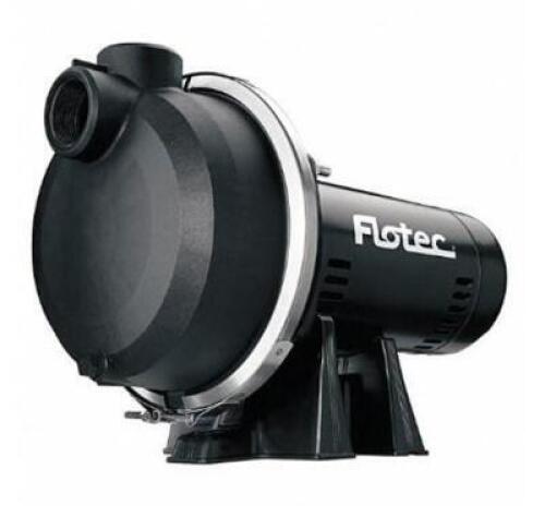 DESCRIPTION: (1) FLOTEC SPRINKLER PUMP BRAND/MODEL: FP5162 INFORMATION: PLASTIC/BLACK/HP: 1/55-GPM RETAIL$: $284.97 SIZE: 22"L X 12.31"W X 13.13"H QTY