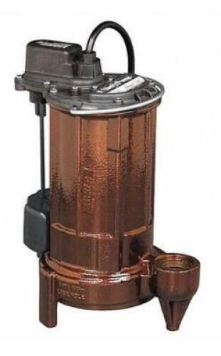 DESCRIPTION: (1) LIBERTY PUMPS SUMP PUMP BRAND/MODEL: 297-2 INFORMATION: VERTICAL FLOAT/115VAC/CAST IRON RETAIL$: $486.14 SIZE: 6-1/4"BODY DIA X 10"SU