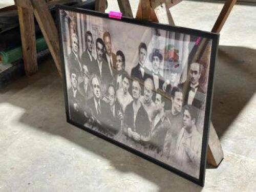 NAME: GANGSTER ART DESCRIPTION: GANGSTER ART THIS LOT IS: ONE MONEY QTY: 1