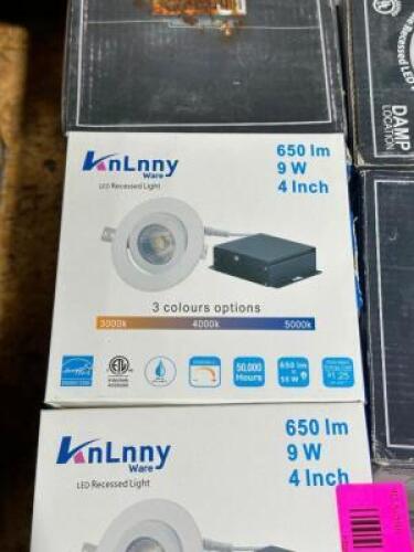 NAME: (8) - RECESSED LIGHTS DESCRIPTION: (8) - RECESSED LIGHTS THIS LOT IS: SOLD BY THE PIECE QTY: 8