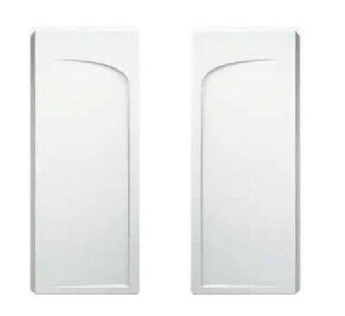 NAME: ENSEMBLE 1-1/4 IN. X 34 IN. X 72-1/2 IN. 2-PIECE DIRECT-TO-STUD SHOWER END WALL SET IN WHITE DESCRIPTION: ENSEMBLE 1-1/4 IN. X 34 IN. X 72-1/2 I