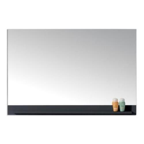 NAME: GLORIA 47" MIRROR WITH SHELF IN EXPRESSO DESCRIPTION: GLORIA 47" MIRROR WITH SHELF IN EXPRESSO ADDITIONAL INFORMATION: REAL COLOR IS DARKER THAN