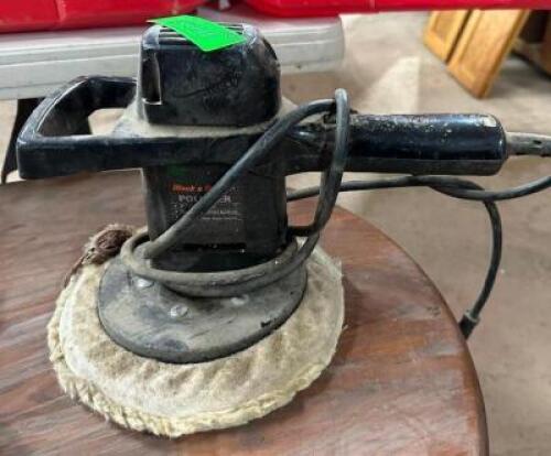 DESCRIPTION: 8" ELECTRIC POLISHER BRAND/MODEL: BLACK AND DECKER QTY: 1