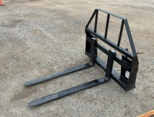 48" PALLET FORK FRAME W/ FORKS