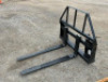 48" PALLET FORK FRAME W/ FORKS
