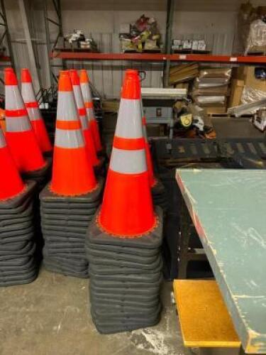 (15) RUBBER TRAFFIC CONES