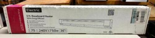 3FT ELECTRIC BASEBOARD HEATER