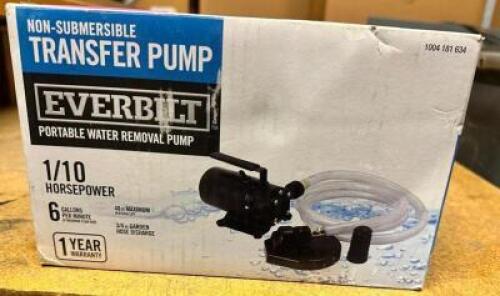 NON-SUBMERSIBLE TRANSFER PUMP