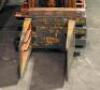 TOYOTA FORK LIFT WITH FORK AND CLAMP ATTACHMENTS - 4