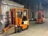 TOYOTA FORK LIFT WITH FORK AND CLAMP ATTACHMENTS - 6