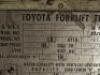 TOYOTA FORK LIFT WITH FORK AND CLAMP ATTACHMENTS - 10