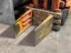 TOYOTA FORK LIFT WITH FORK AND CLAMP ATTACHMENTS - 12