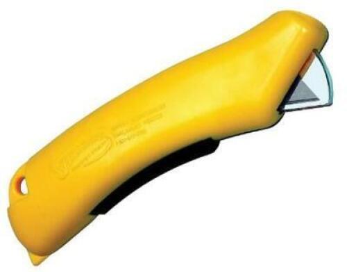 DESCRIPTION: (3) PACKS OF (6) CREWSAFE X-TRASAFE UTILITY KNIFE BRAND/MODEL: XSCU-03101 INFORMATION: YELLOW/BLADES RUST & CORROSION RESISTANT RETAIL$: