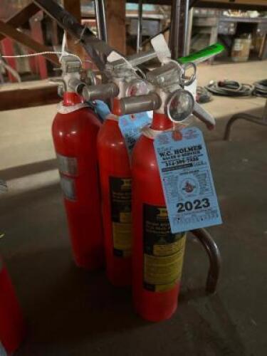 (3) - FIRE EXTINGUISHERS