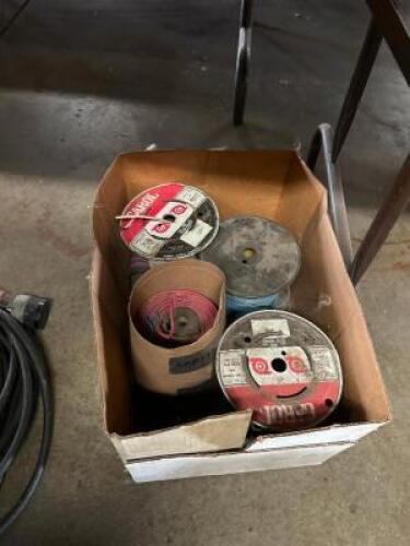 BOX OF ELECTRICAL CABLES