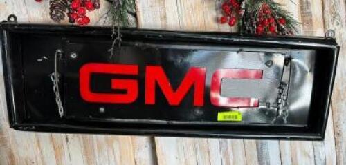 DESCRIPTION: GMC TAILGATE SIGN SIZE: 34"X12" QTY: 1