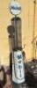 DESCRIPTION: MOBIL METAL GAS PUMP SIZE: 86"X16" QTY: 1