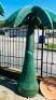 DESCRIPTION: 6' METAL GARDEN PALM TREE QTY: 1