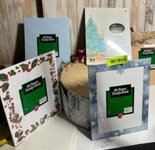 DESCRIPTION: (5) ST. JAMES DESIGN BOND PAPER QTY: 5