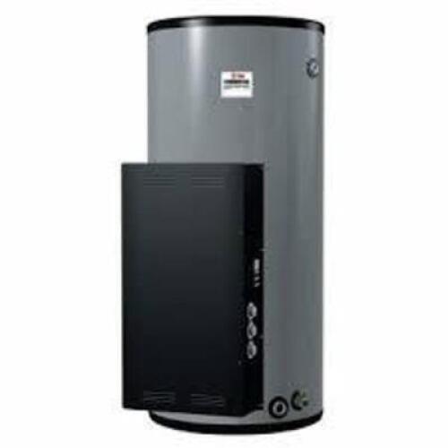 DESCRIPTION: (1) COMMERCIAL STORAGE TANK OR BOOSTER WATER HEATER BRAND/MODEL: RHEEM #ES85-12-G INFORMATION: GRAY SIZE: 85 US GALLON, 150 PSI RETAIL$: