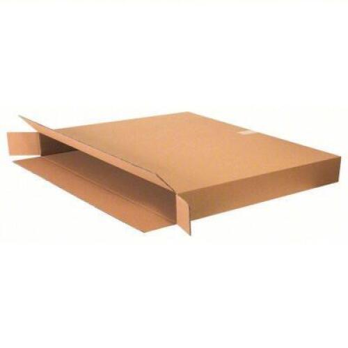 DESCRIPTION: (1) PACK OF (120) SHIPPING BOXES BRAND/MODEL: PART NUMBER/55VJ42 INFORMATION: MAX LOAD CAPACITY: 65 LBS/CORRUGATE SIZE: 36-3/8"L X 5-3/8"