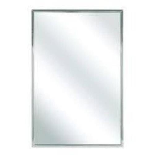 DESCRIPTION: (1) FRAMED MIRROR BRAND/MODEL: BRADLEY #781-024362 INFORMATION: FRAMED, TEMPERED GLASS SIZE: 24" X 36" RETAIL$: $157.50 EA QTY: 1