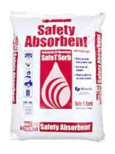 DESCRIPTION: (12) SAFETY ABSORB BRAND/MODEL: SAFE T SORB SIZE: 50 LBS RETAIL$: $14.54 EA QTY: 12