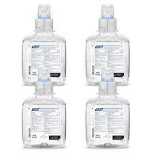 DESCRIPTION: (4) HAND SANITIZER GEL REFILL BRAND/MODEL: PURELL ADVANCED INFORMATION: GENTLE AND FREE SIZE: 1200 ML RETAIL$: $40.00 EA QTY: 4