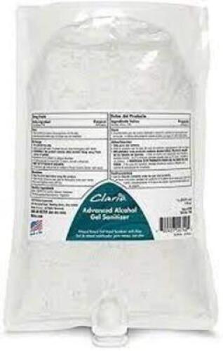 DESCRIPTION: (4) ADVANCED ALCOHOL GEL SANITIZER BRAND/MODEL: CLARIO SIZE: 1000 ML RETAIL$: $104.40 EA QTY: 4