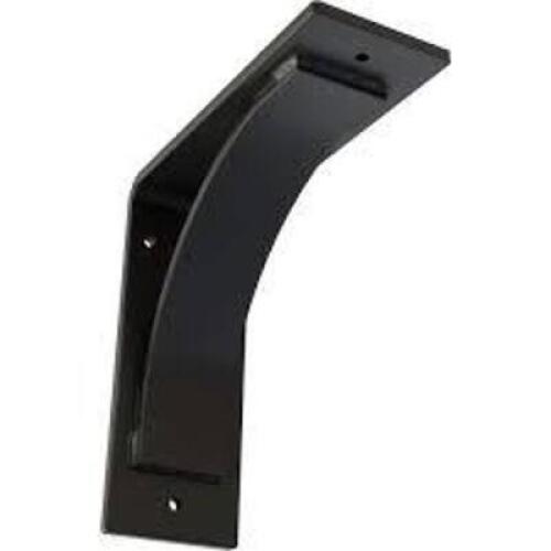 DESCRIPTION: (3) STEEL BRACKET BRAND/MODEL: MORRIS #BKTM03X08X08MOPBL INFORMATION: BLACK, POWDER COATED SIZE: 3"W X 8"D X 8"H RETAIL$: $28.82 EA QTY: