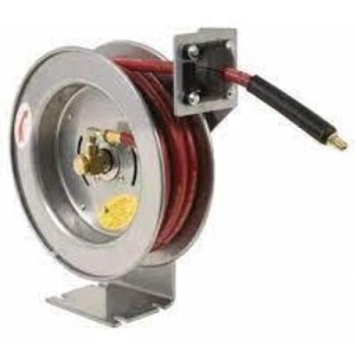 DESCRIPTION: (1) SPRING RETRACTABLE HOSE REEL BRAND/MODEL: JUPITER PNEUMATICS #2810055010JP RETAIL$: $325.00 SIZE: 1/2 X 50 QTY: 1